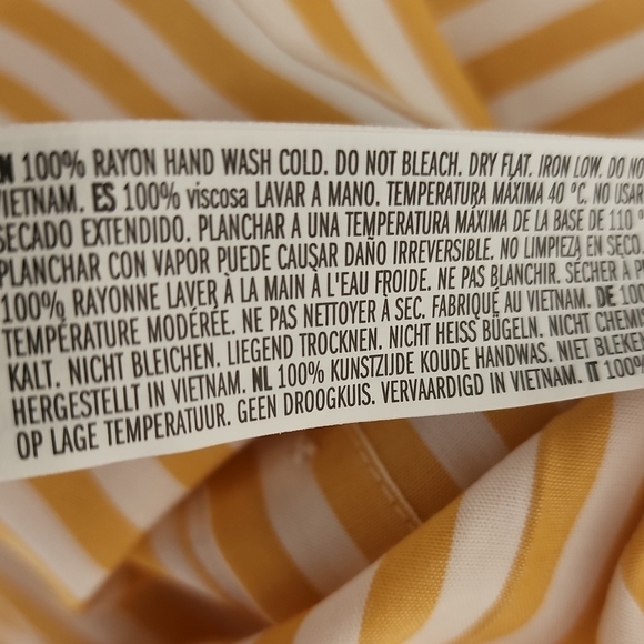 NWOT Forever 21 Button Front Striped Shirt Dress. - Picture 9 of 9